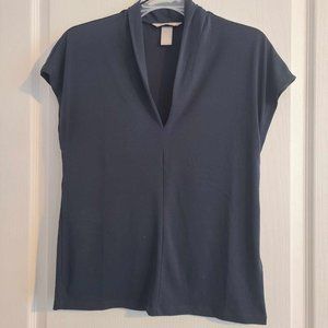 Navy blue blouse